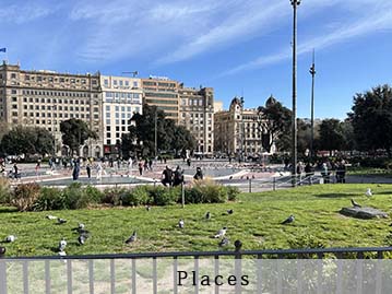 photos des places de Barcelone