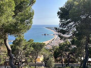 photos des plages de Blanes