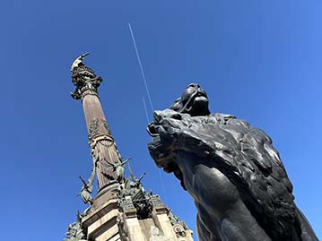 photos du monument à Colomb Barcelone