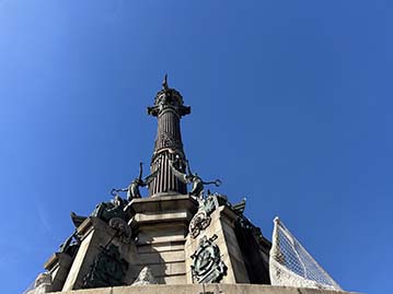 photo de la colonne de Barcelone