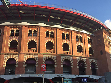 photos des anciennes arènes de Barcelone
