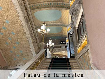 photos du palau de la musica catalana