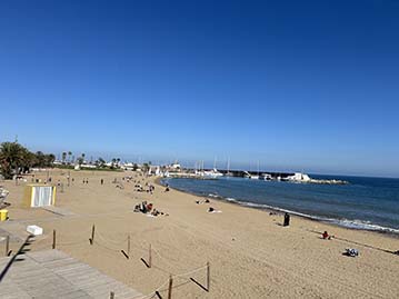photos des plages à Barcelone