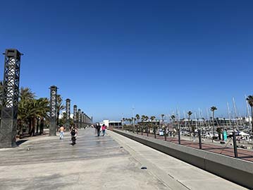photos du port olympique à Barcelone