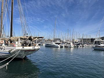 photos du port à Barcelone