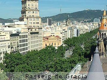 photos du Passeig de Gracia