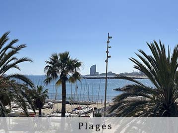 photos des plages de Barcelone