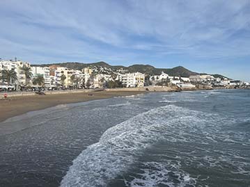 Sitges plage Sant Sebastià