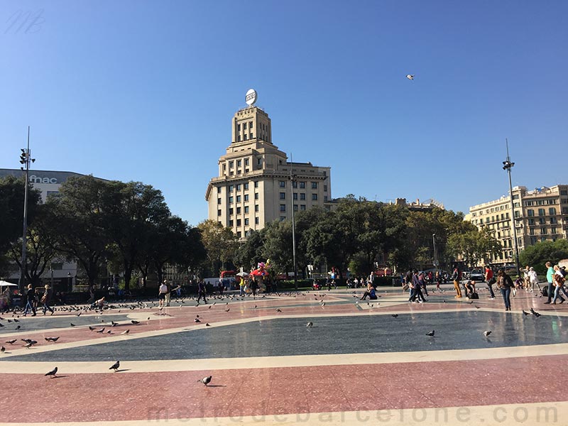 Barcelone plaça Catalunya