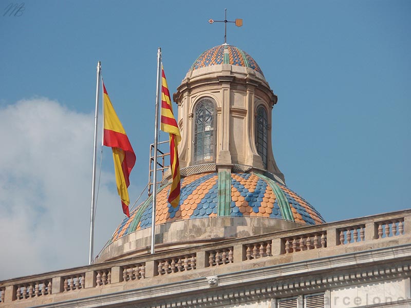 Place de la mairie de Barcelone