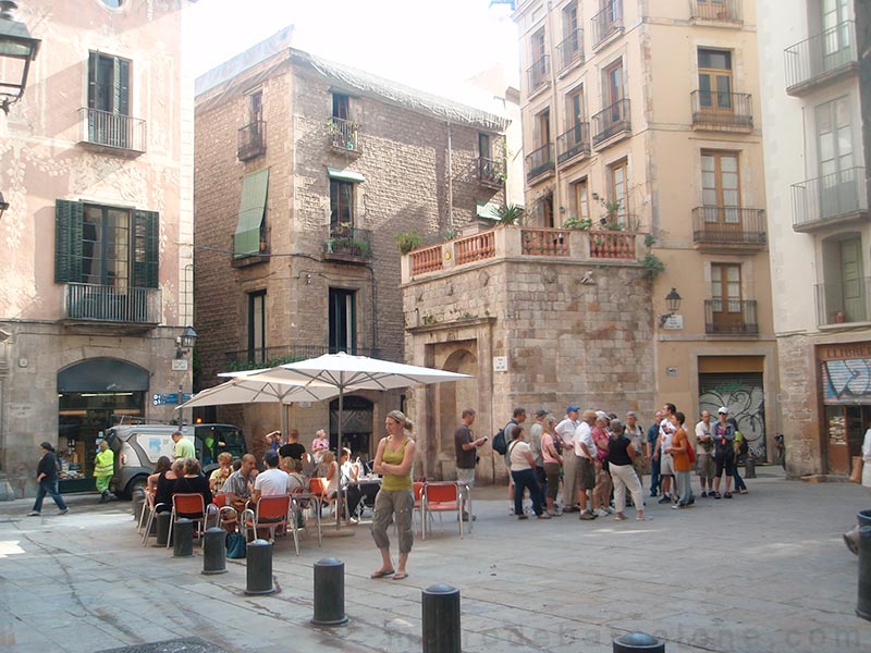 Barcelone plaça de Sant Just