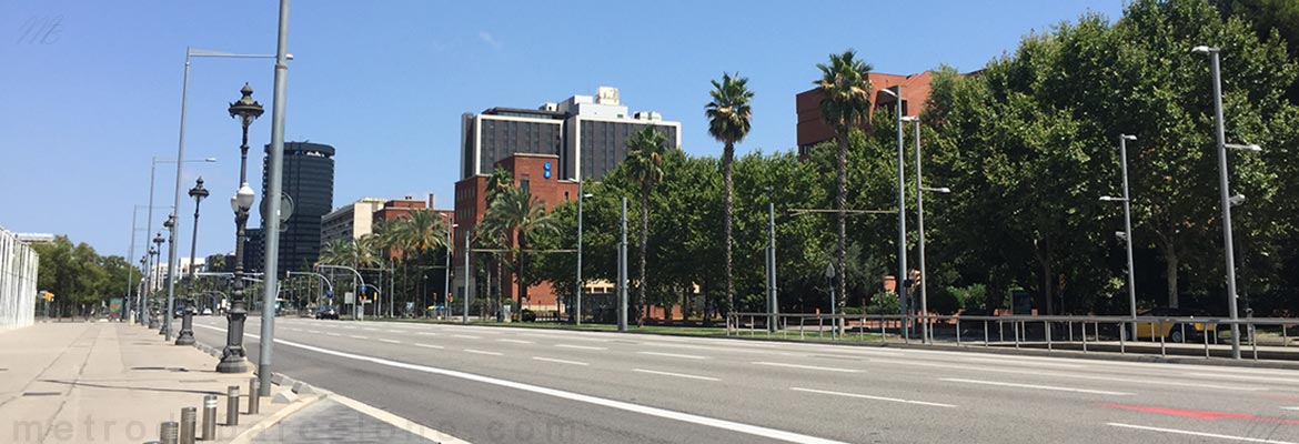 Barcelone diagonal avenue