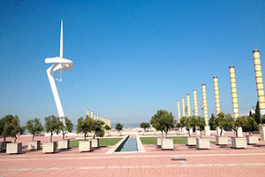 colline de Montjuic Barcelone