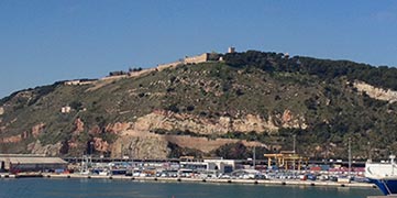 Barcelona Montjuic hill