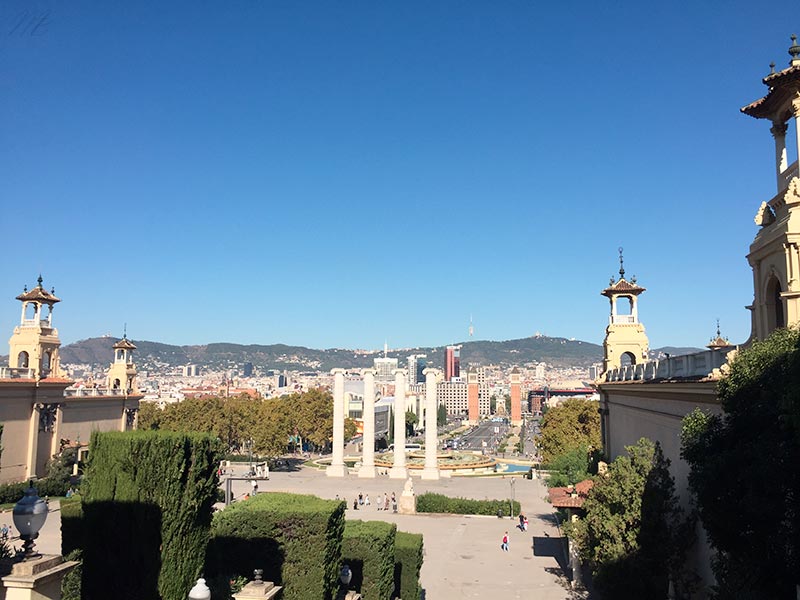 vue depuis Montjuic