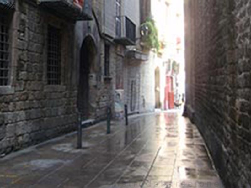 ruelles du quartier gothique de Barcelone