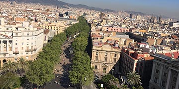 Las Ramblas de Barcelone