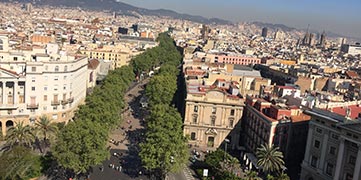 Rambla Catalunya Barcelone en métro