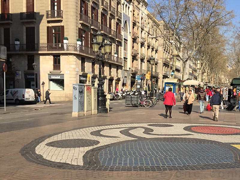 Las Ramblas de Barcelone