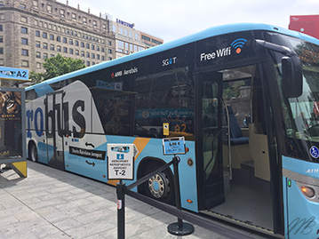 de l'aeroport au centre de Barcelone