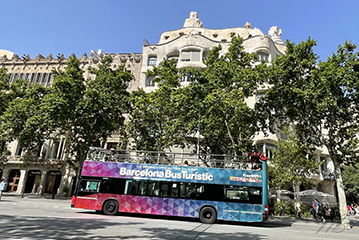 visita de barcelona en autobús