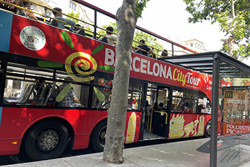 Barcelona tourist bus