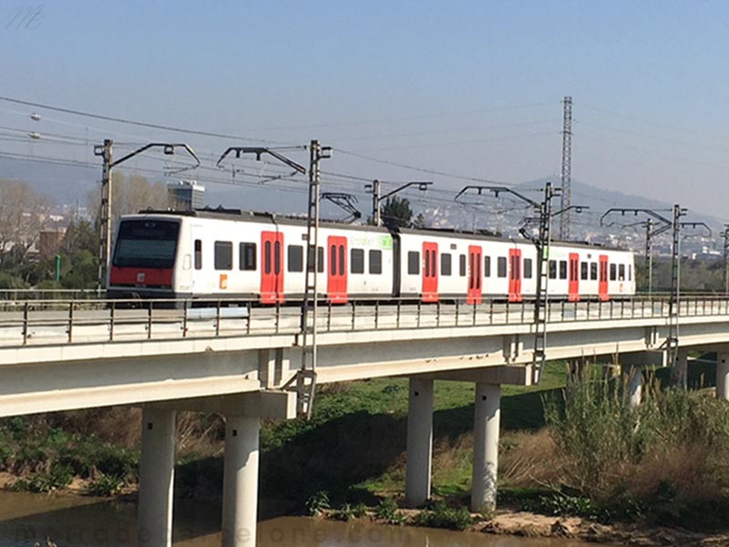 Trains ferrocarril de Barcelone