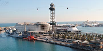 téléférique du port de Barcelone