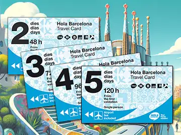 Cartes de transports Hola Barcelone