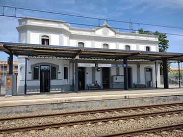 cómo acceder a Cubelles en tren