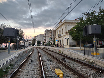 cómo viajar a Sant Pol de Mar en tren