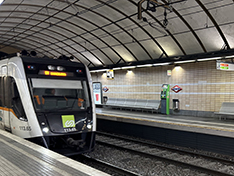 Ligne S1 trains Barcelone