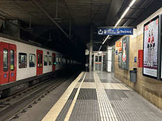 Ligne S2 trains Barcelone