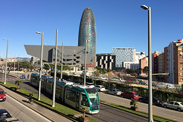tramway barcelone