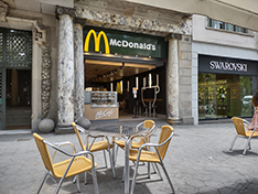 Mcdonald's Passeig de Gracia Barcelone