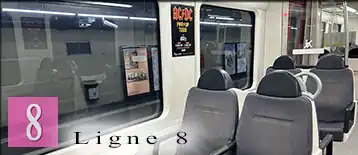 ligne rose magenta du metro de Barcelone