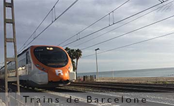 Réseau de trains à Barcelone
