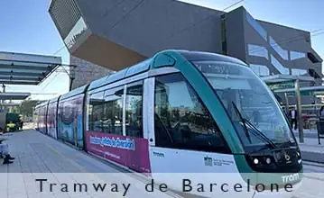 Reseau tramways Barcelone