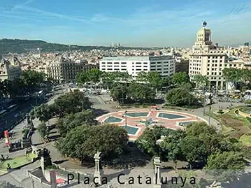 Barcelone Plaça Catalunya