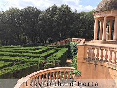 parc labyrinthe Horta Barcelone