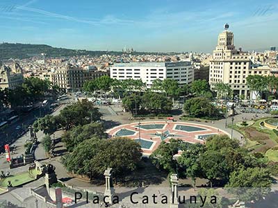 Barcelone Plaça Catalunya