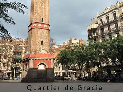Quartier de Gracia Barcelone