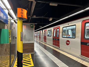 Utilisation du métro de Barcelone