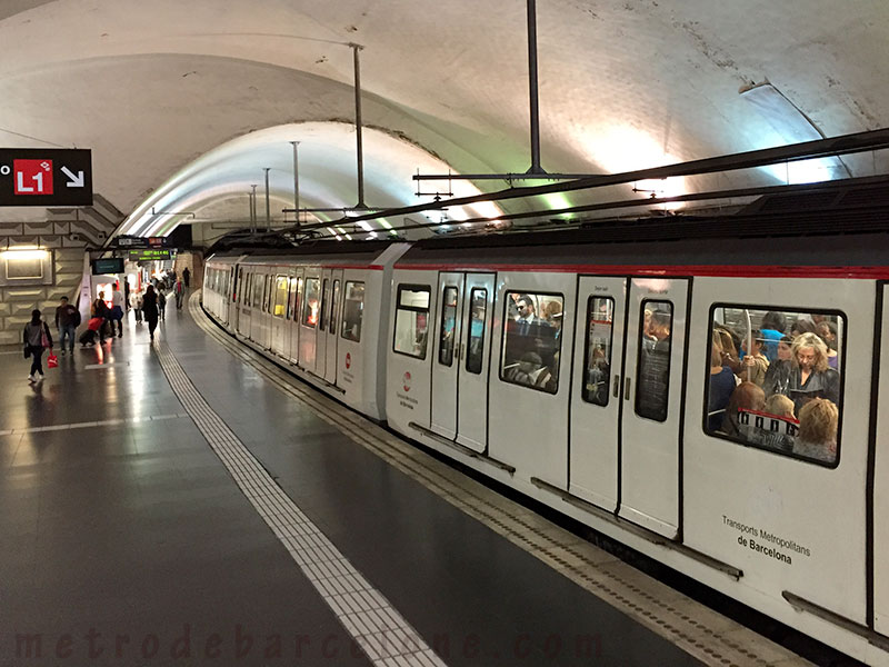 photos métro Barcelone