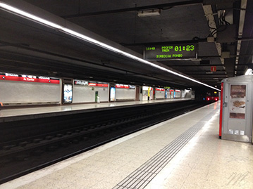 metro Barcelone av carrilet