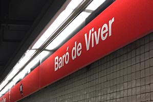 metro Baro de Viver Barcelone