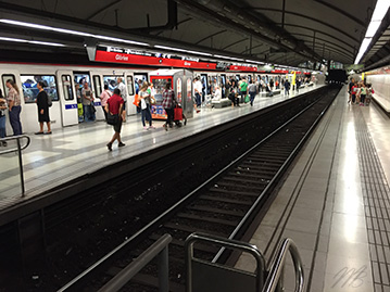 station de metro glories barcelone