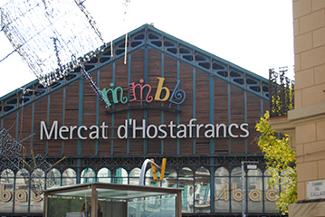 station hostafrancs metro Barcelone