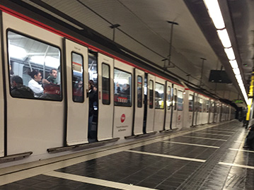 station rocafort du metro de barcelone