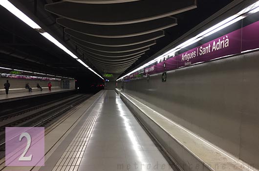 Barcelone métro Artigues Sant Adria